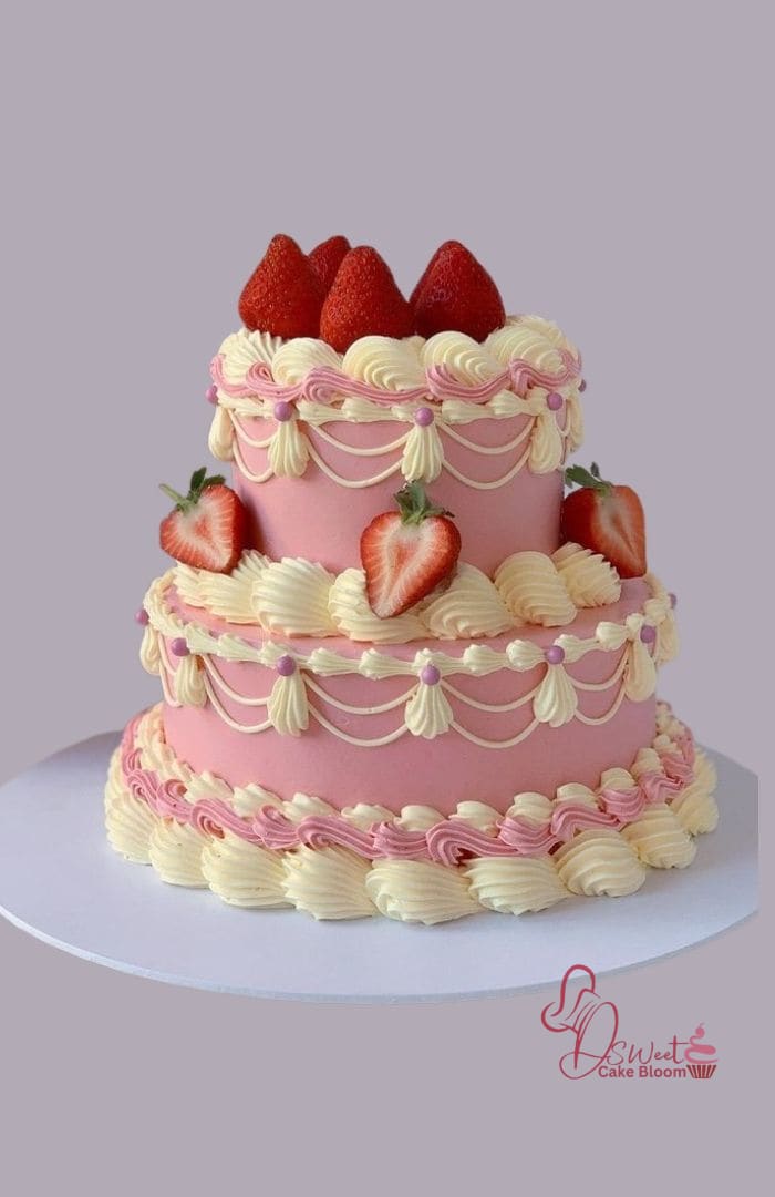Soft Strawberry Cake